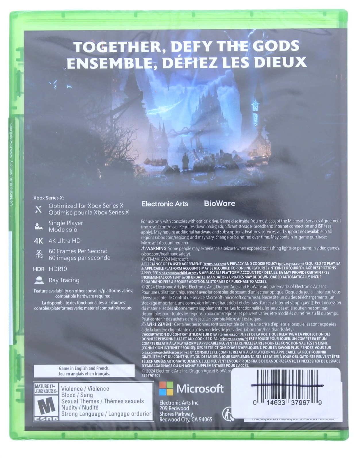 Xbox Series X • Dragon Age The Veilguard
