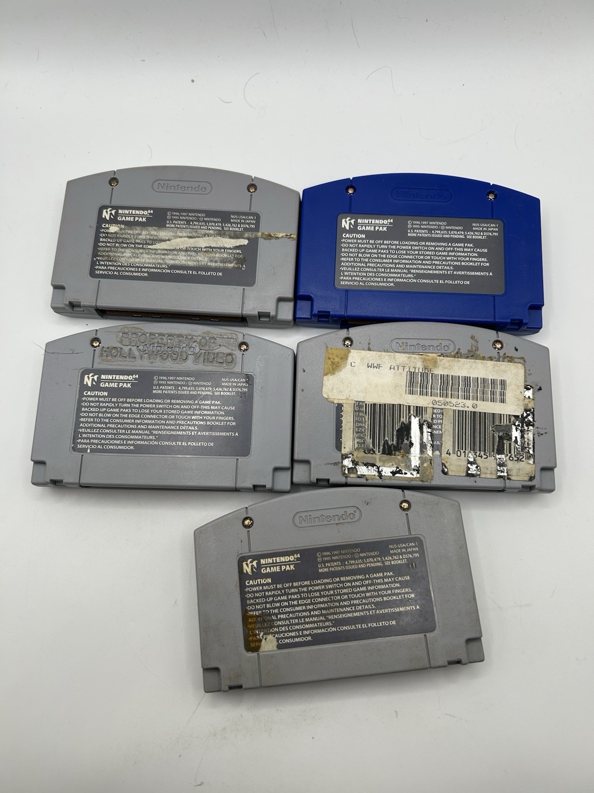 Nintendo 64 N64 Sports Bulk Lot 5 Games Tested