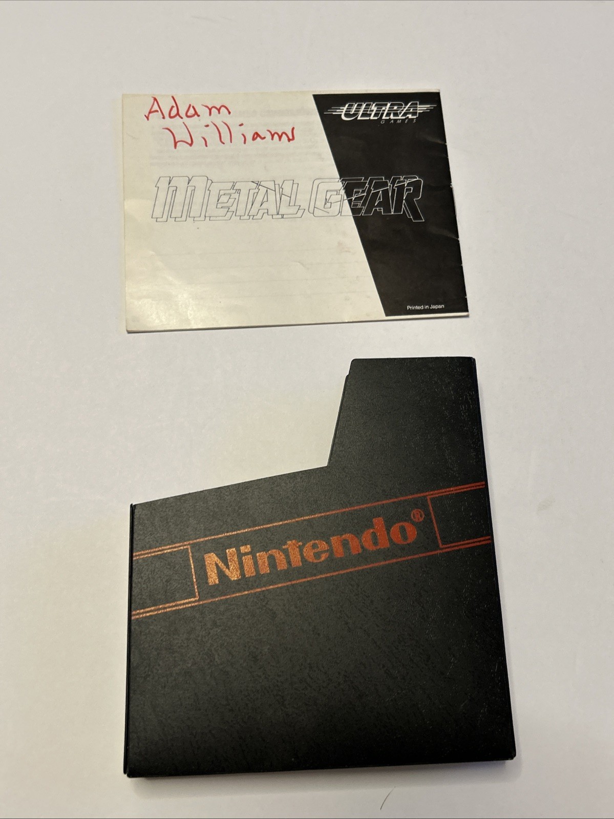 Metal Gear Nintendo NES 1987 Complete in Box (CIB) Original Solid Snake! RARE!