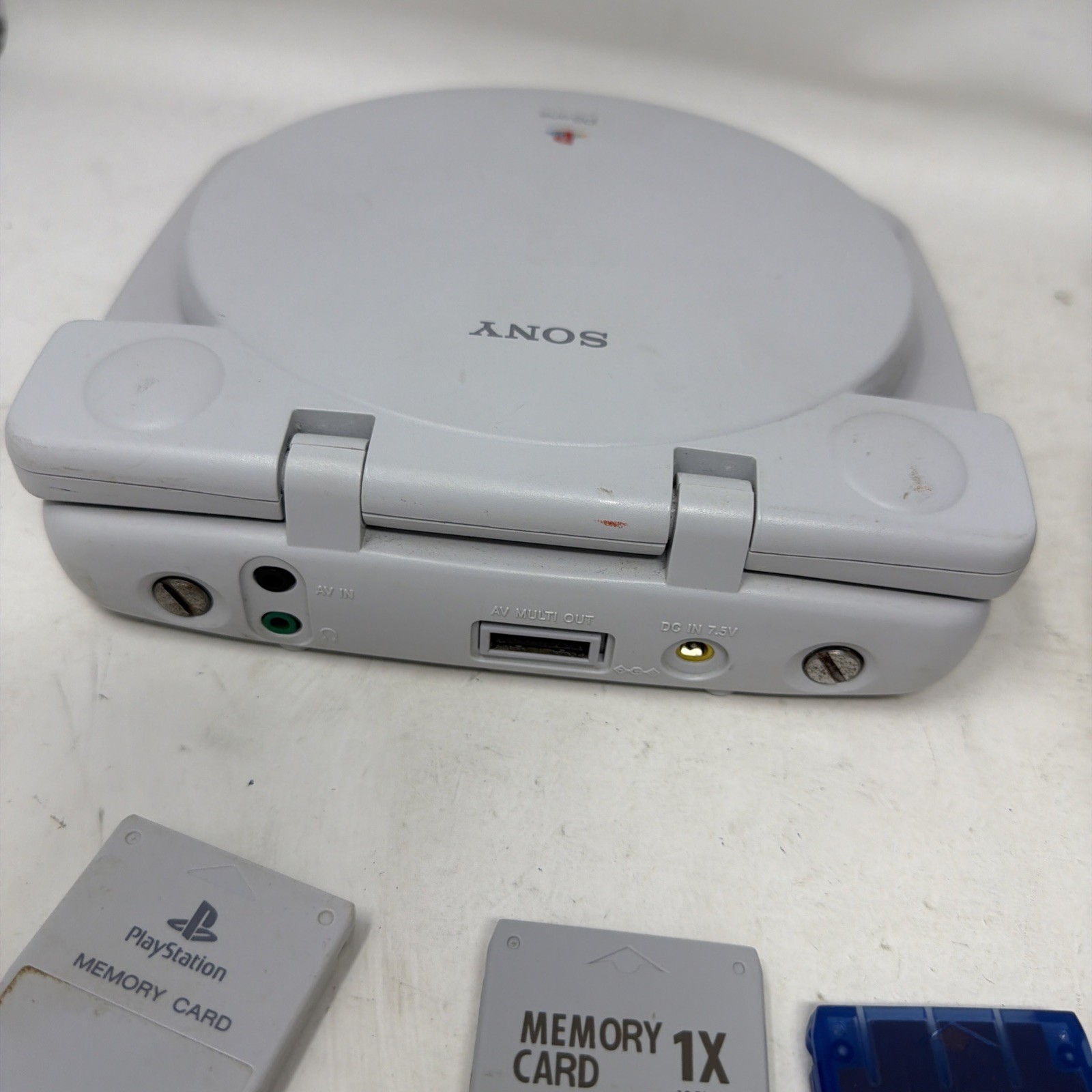 PSOne Console & LCD Screen Bundle Controller & Cords Tested Works SEE PICS