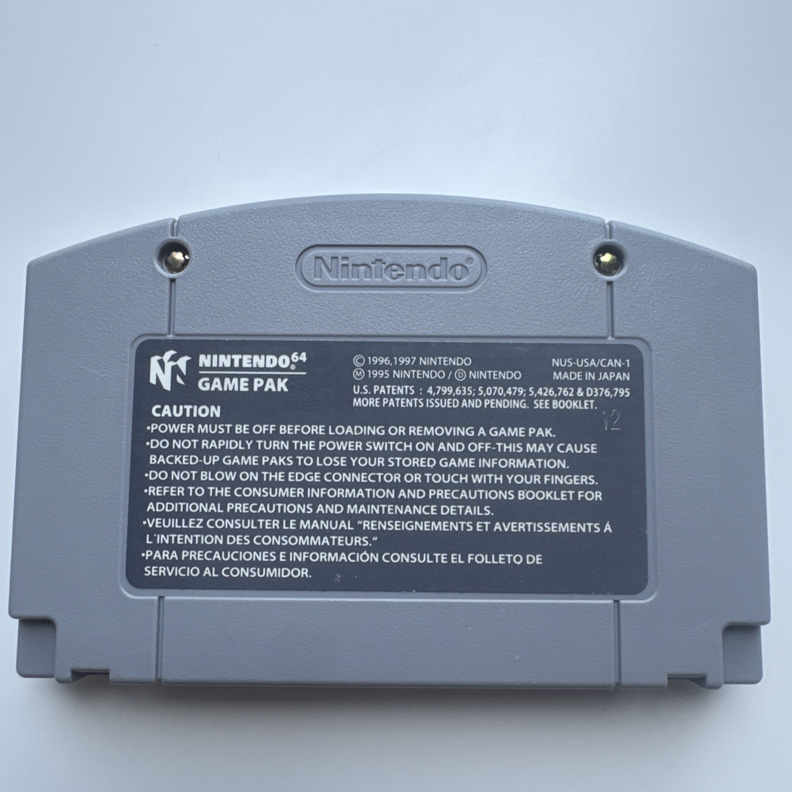 Hybrid Heaven N64 Nintendo 64 Cartridge Tested