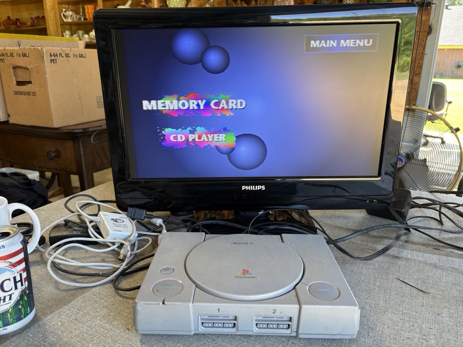 Sony PlayStation 1 PS1 Console Gray SCPH-1001 NTSC-U/C Made in Japan 1998