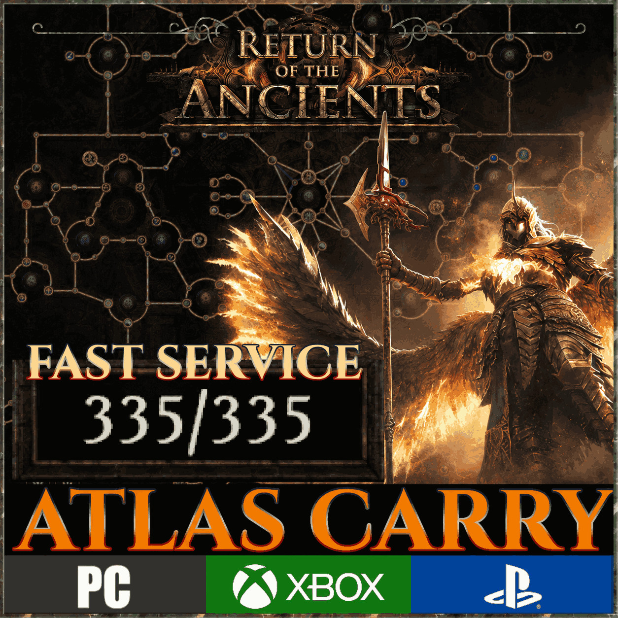 PATH OF EXILE 2 🟢 UNLOCK ENTIRE ATLAS CARRY🟢 335 POINTS NEW ENDGAME 🟢ANCIENTS