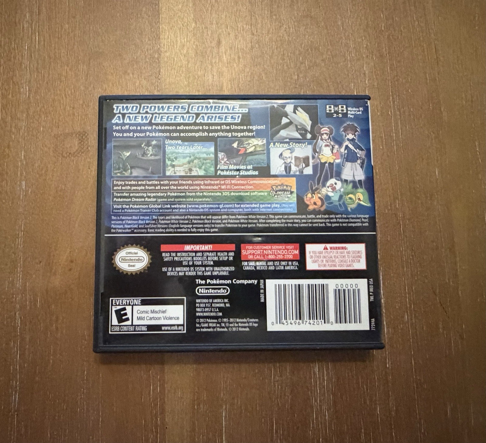 Pokémon Black Version 2 (Nintendo DS, 2012) – Tested & CIB