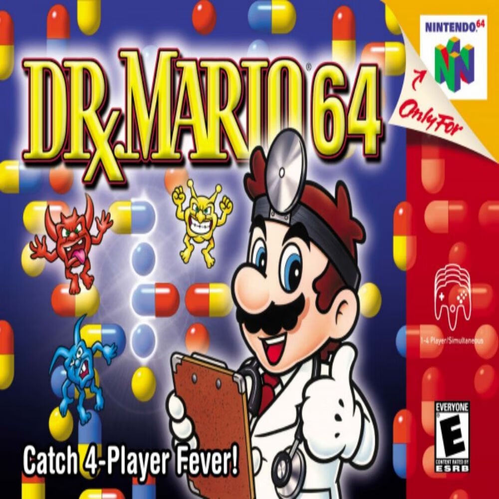 Dr. Mario 64 N64 Game US Version Classic Nintendo Retro Adventure Action Game
