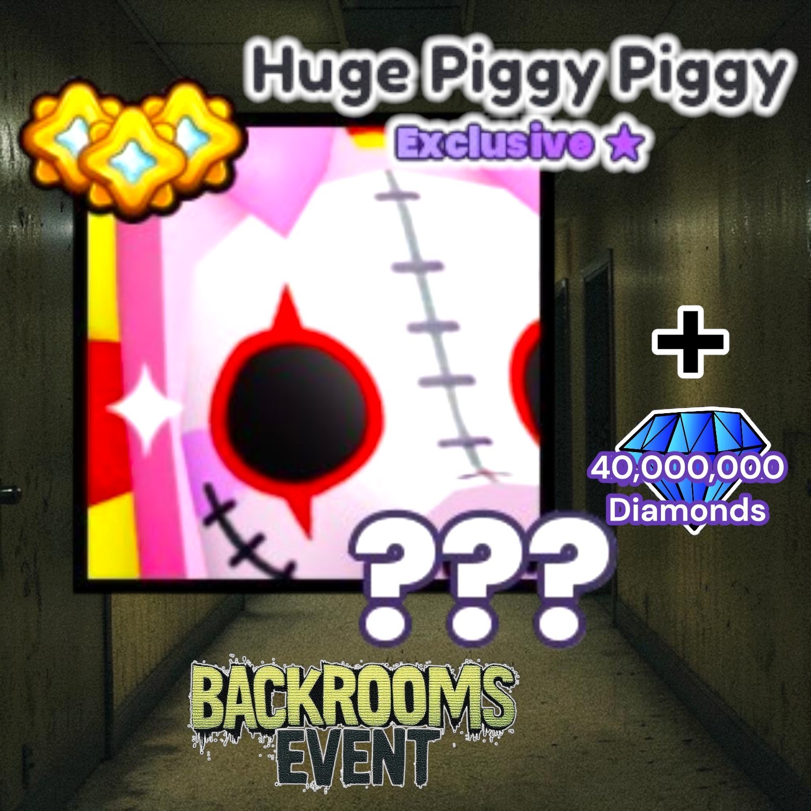 HUGE Piggy Piggy (Backrooms Event) + 40 Million Diamonds. PS99