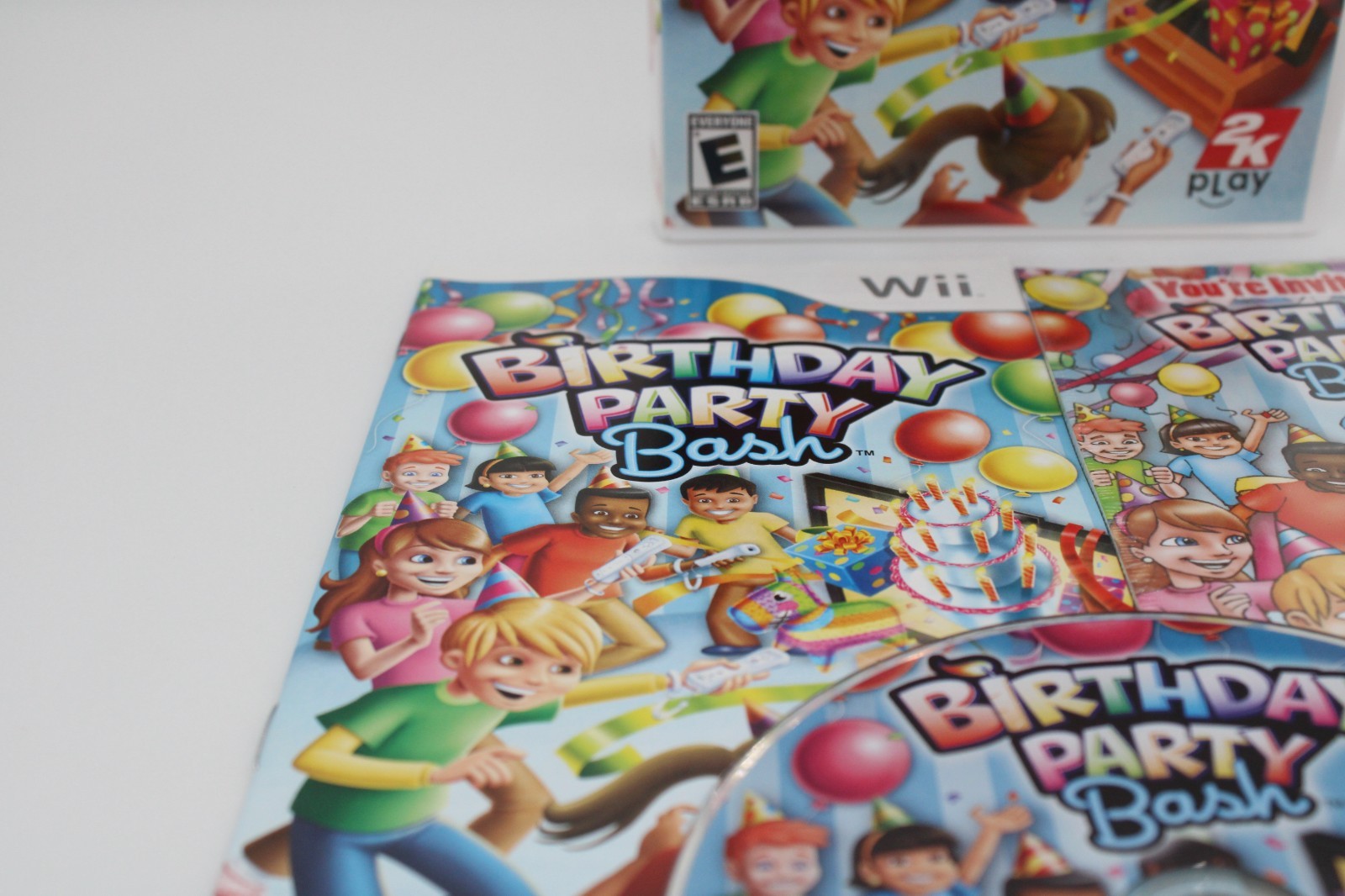 Refurbished Nintendo Wii Birthday Party Bash Complete CIB Excellent Mint Clean