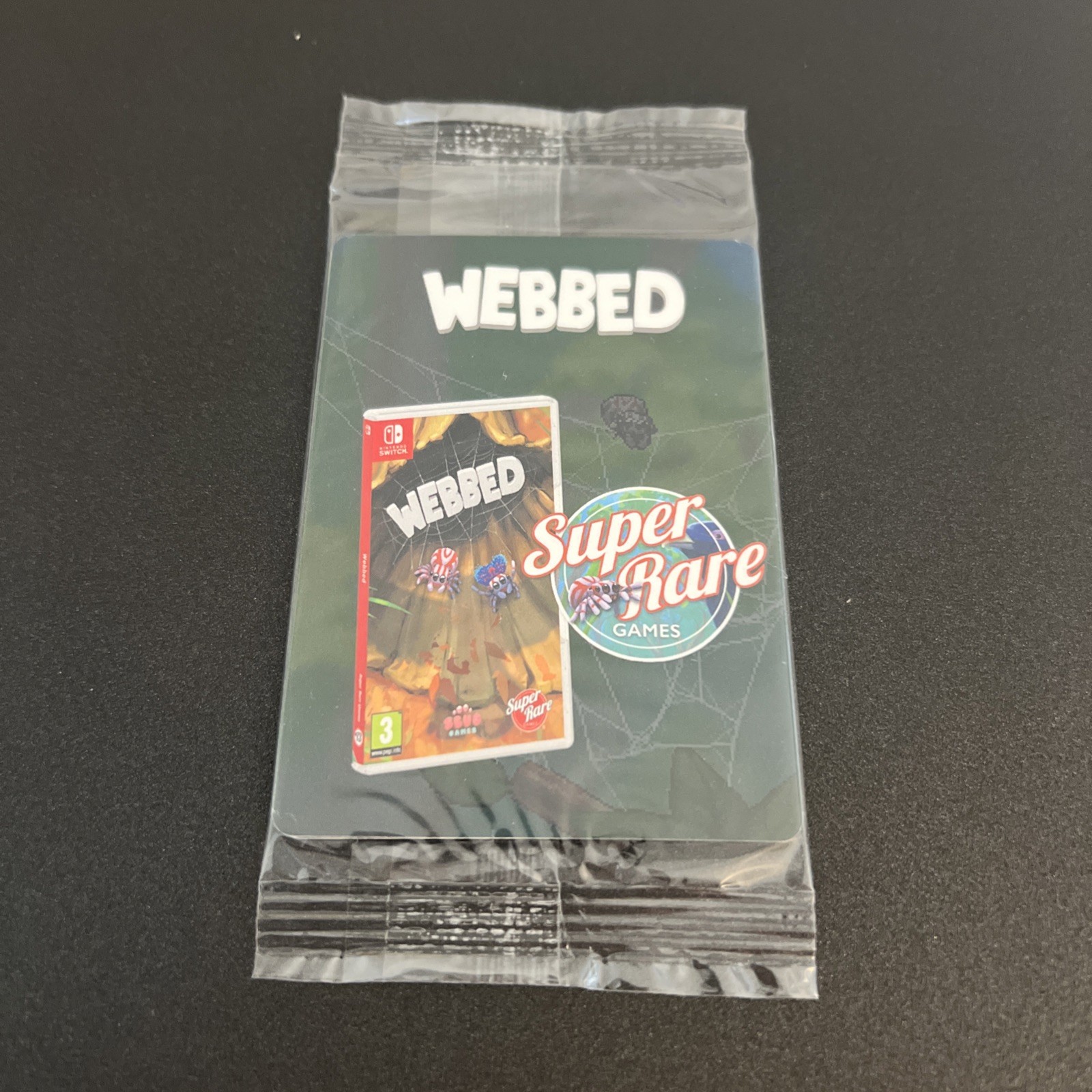 WEBBED (Nintendo Switch) – Super Rare Games Physical Game + Extras (SEALED/New)