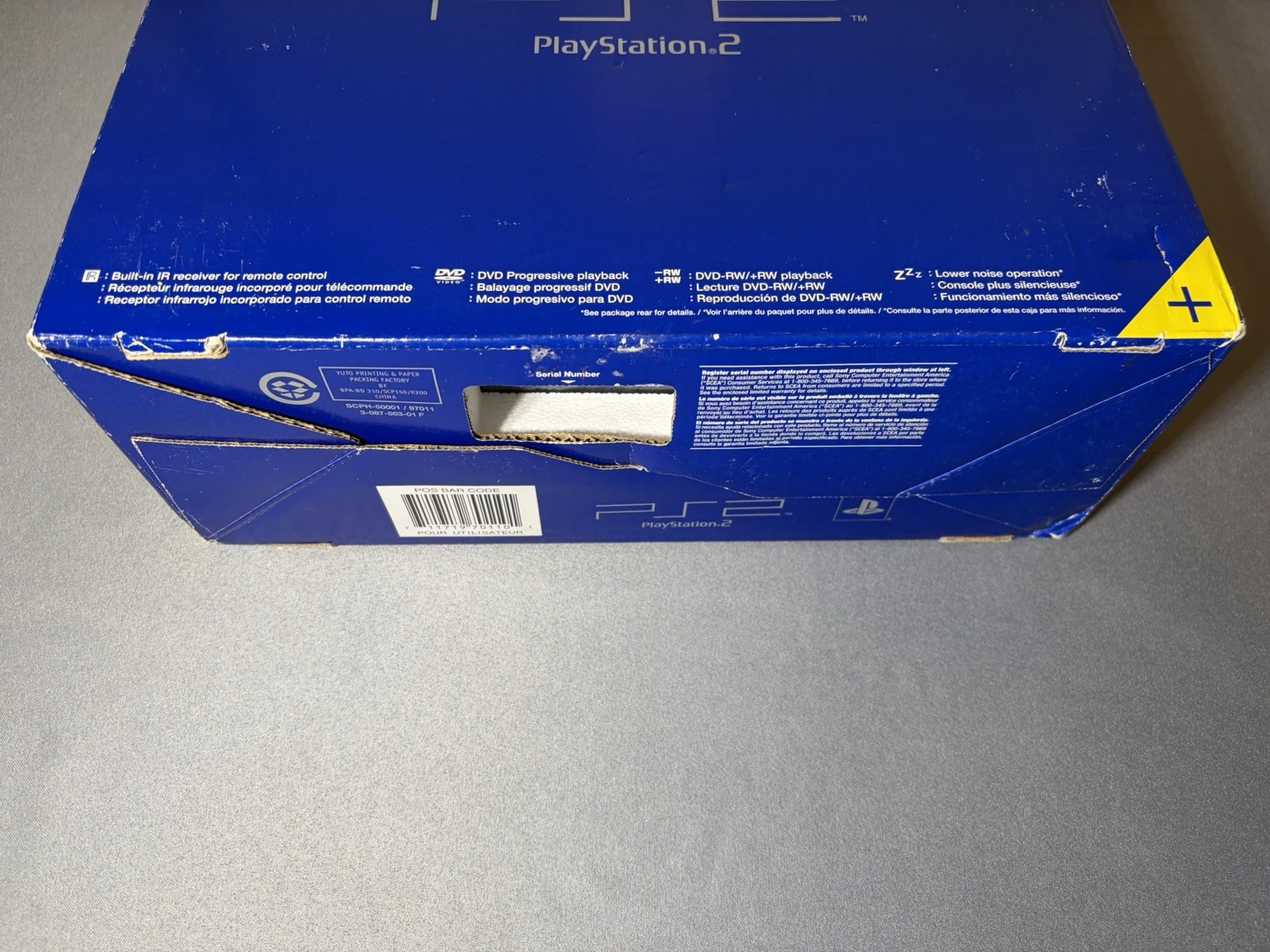 Open Box – Sony PlayStation 2 PS2 Black Game System SCPH-50001 Complete