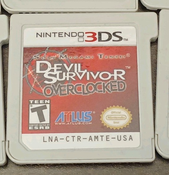 Shin Megami Tensei: Devil Survivor Overclocked (3DS, Cartridge Only, & Tested)