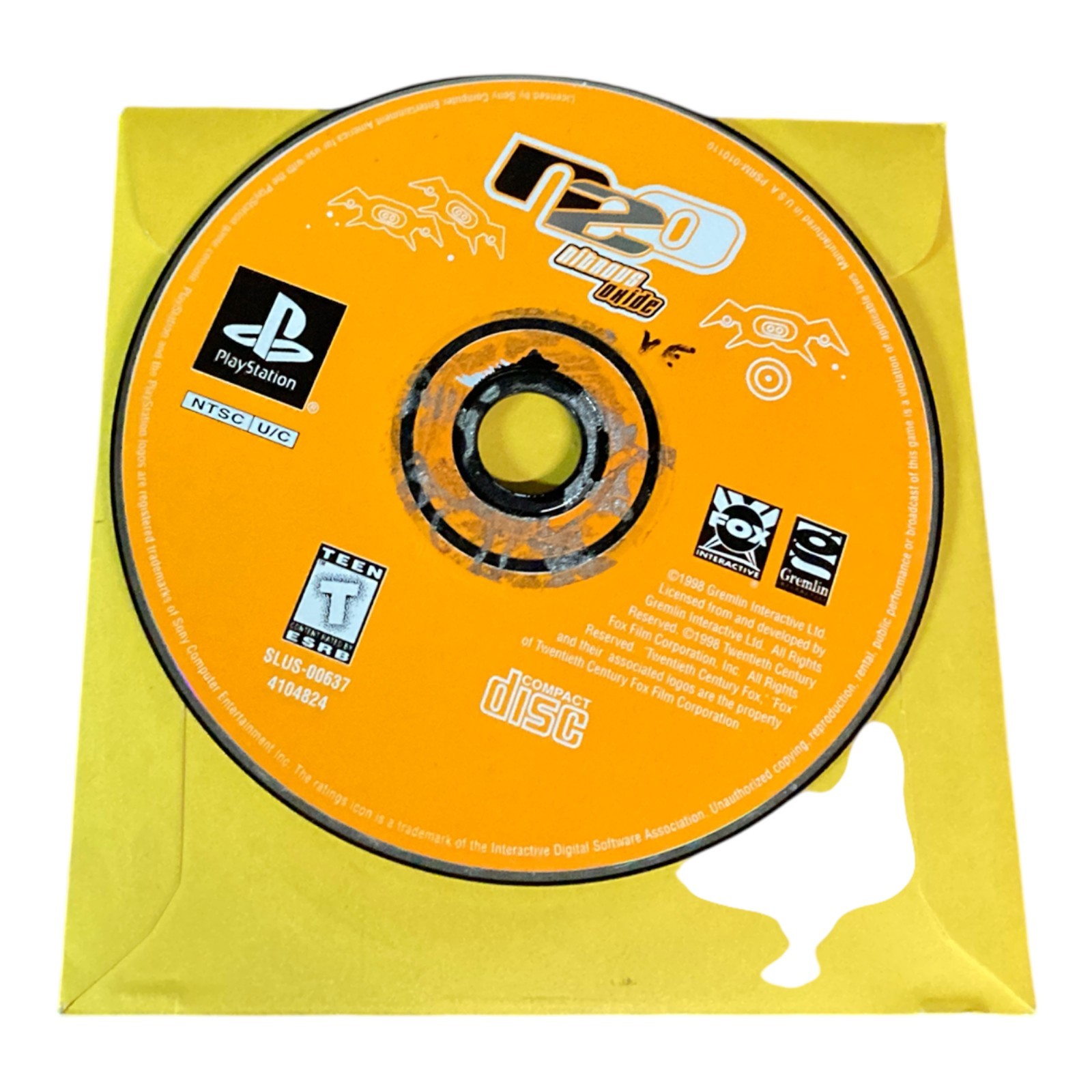 Sony PlayStation 1 PS1 Disc Only Tested N2O: Nitrous Oxide CF