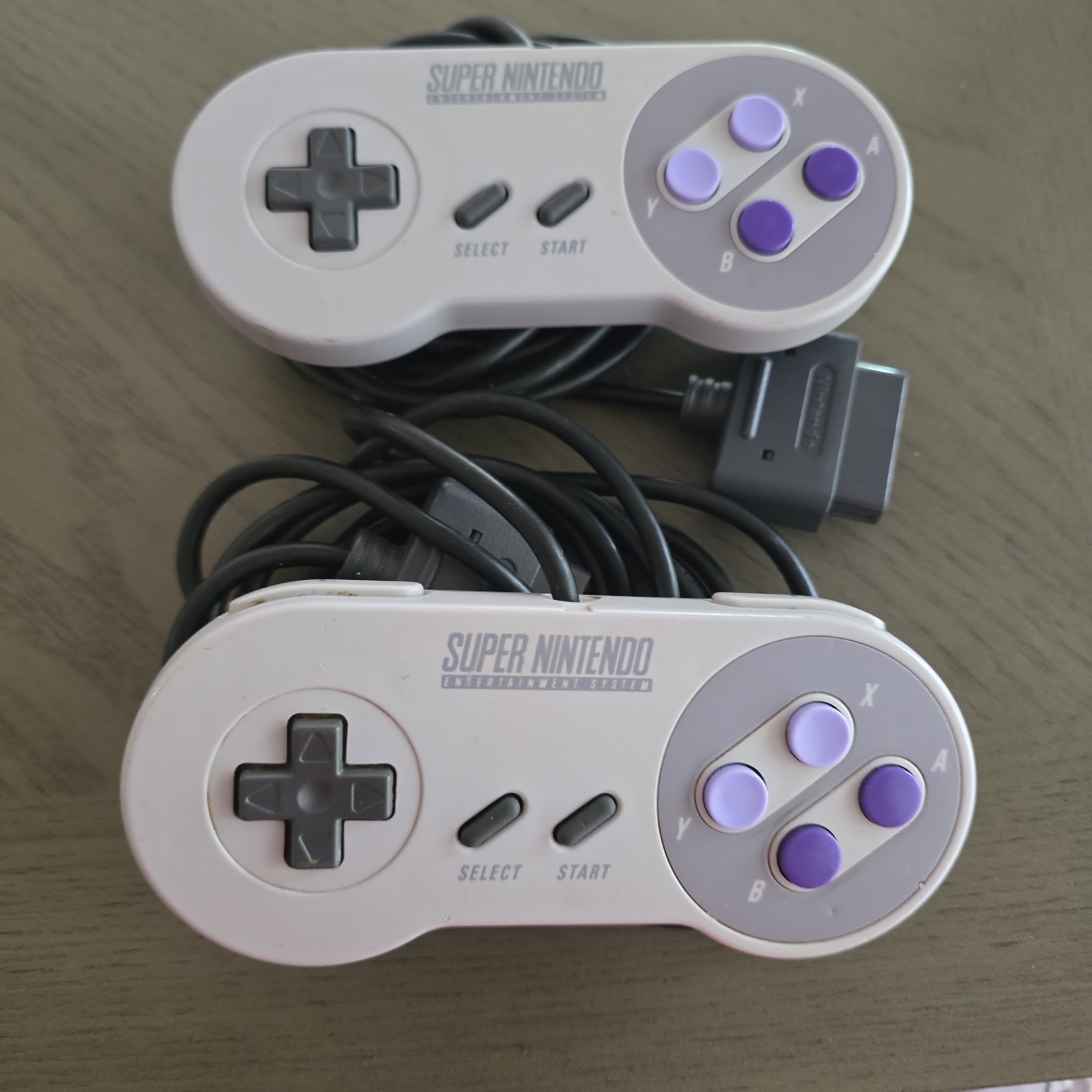SNES Console Bundle with 4 Games 2 OEM Controllers Tested Great Condition