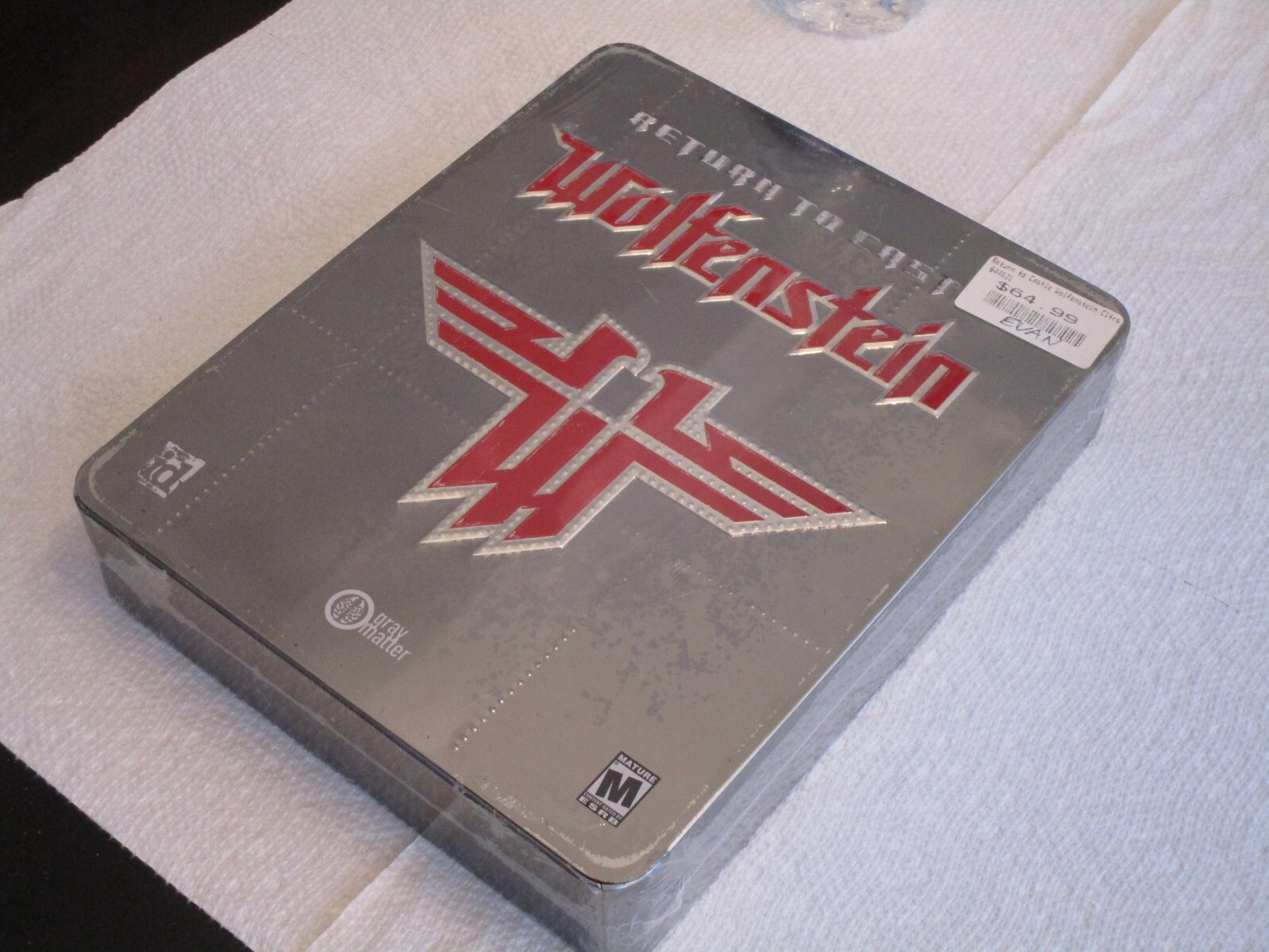 Return to Castle Wolfenstein: Limited Edition (PC 2001) NEW/SEALED METAL BOX TIN