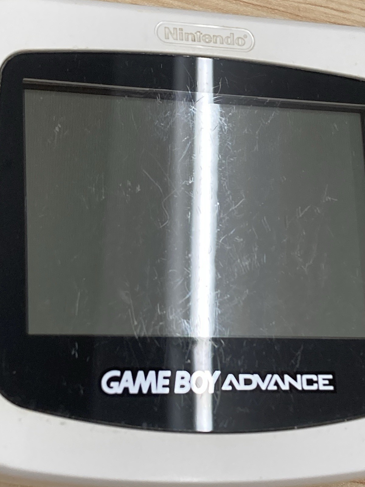 Nintendo Game Boy Advance AGB-001 Console White tested 0707-405