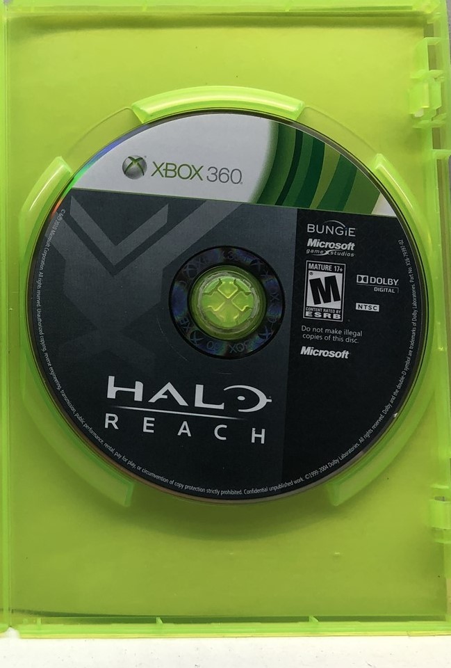 Halo: Reach (Xbox 360, 2010) Clean Tested Working – Free Ship