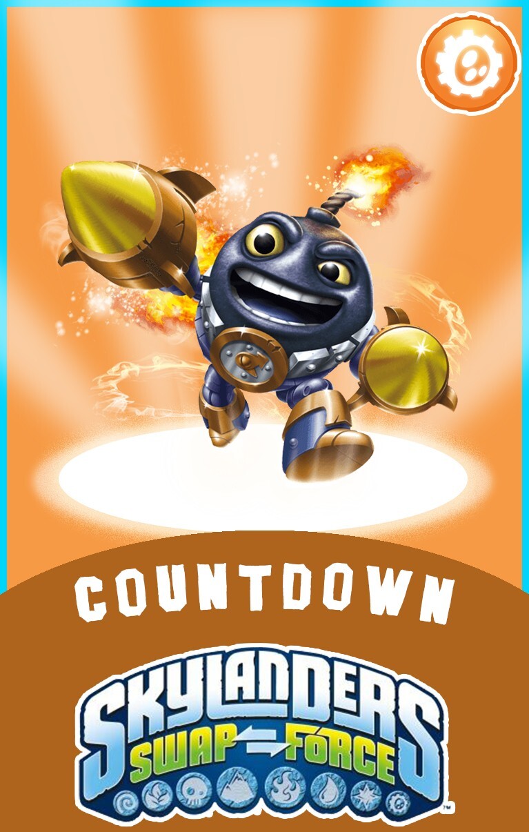 Skylanders Swap Force Countdown Max 65,000 coins & Max Level NFC Card