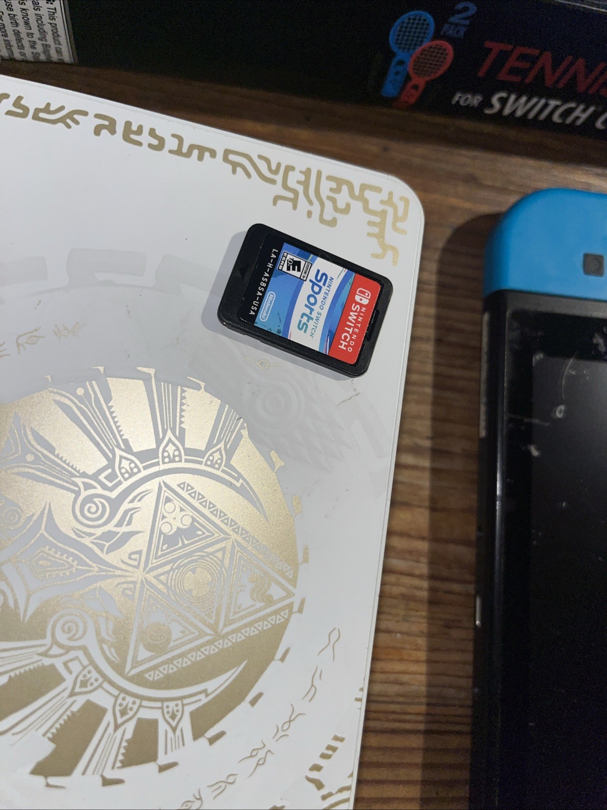 Nintendo Switch 32GB System – Red & Blue Bundle – Switch Sports Game Zelda Dock