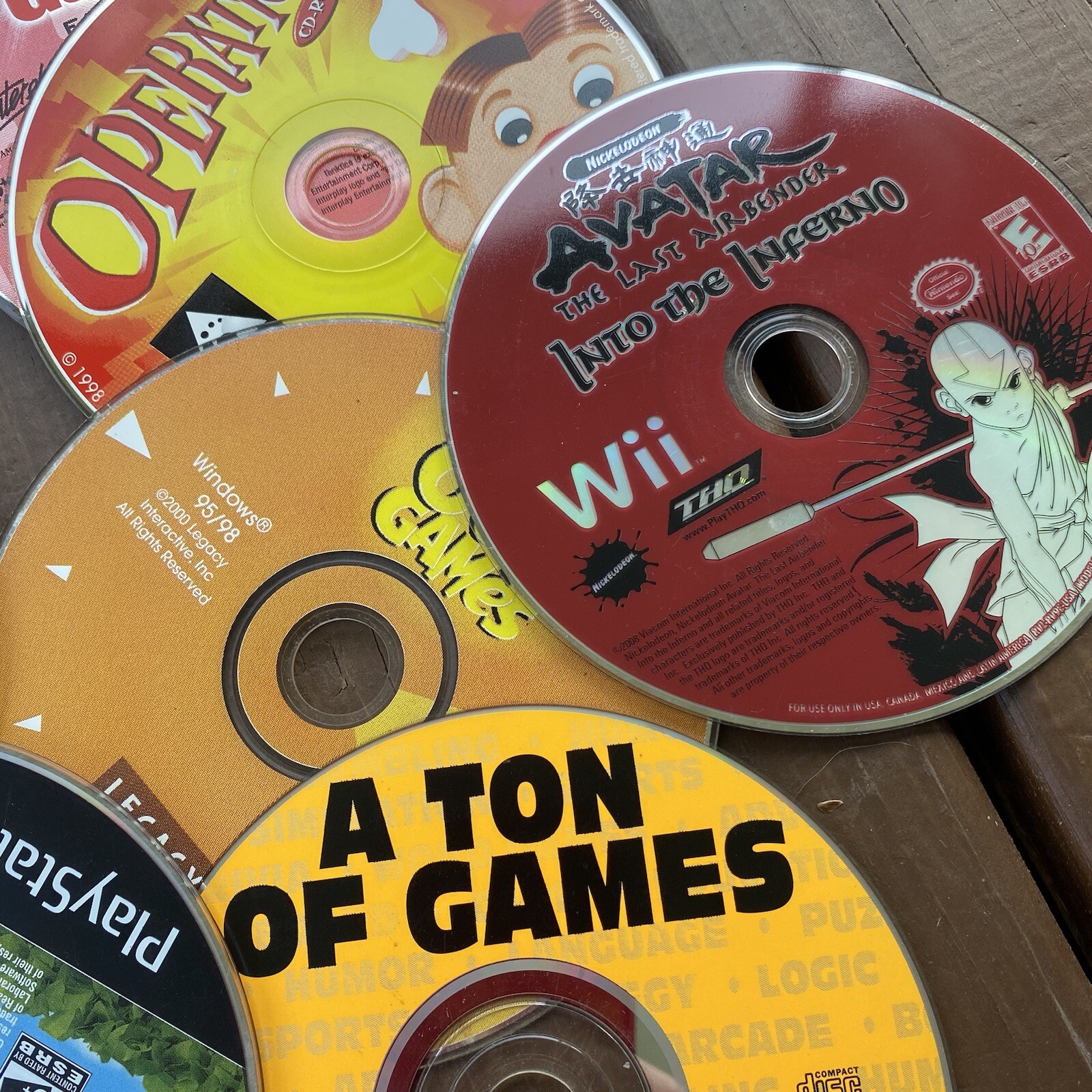 Lot of 21 Assorted Vintage PC Video Games CD PS2 Discs Only *Many Have Scratches
