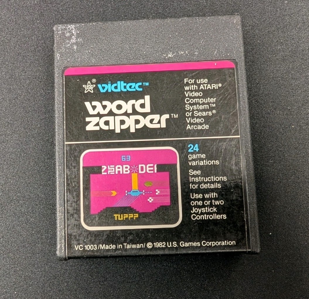 Word Zapper (A26, 1982) Game Only | Tested | Authentic