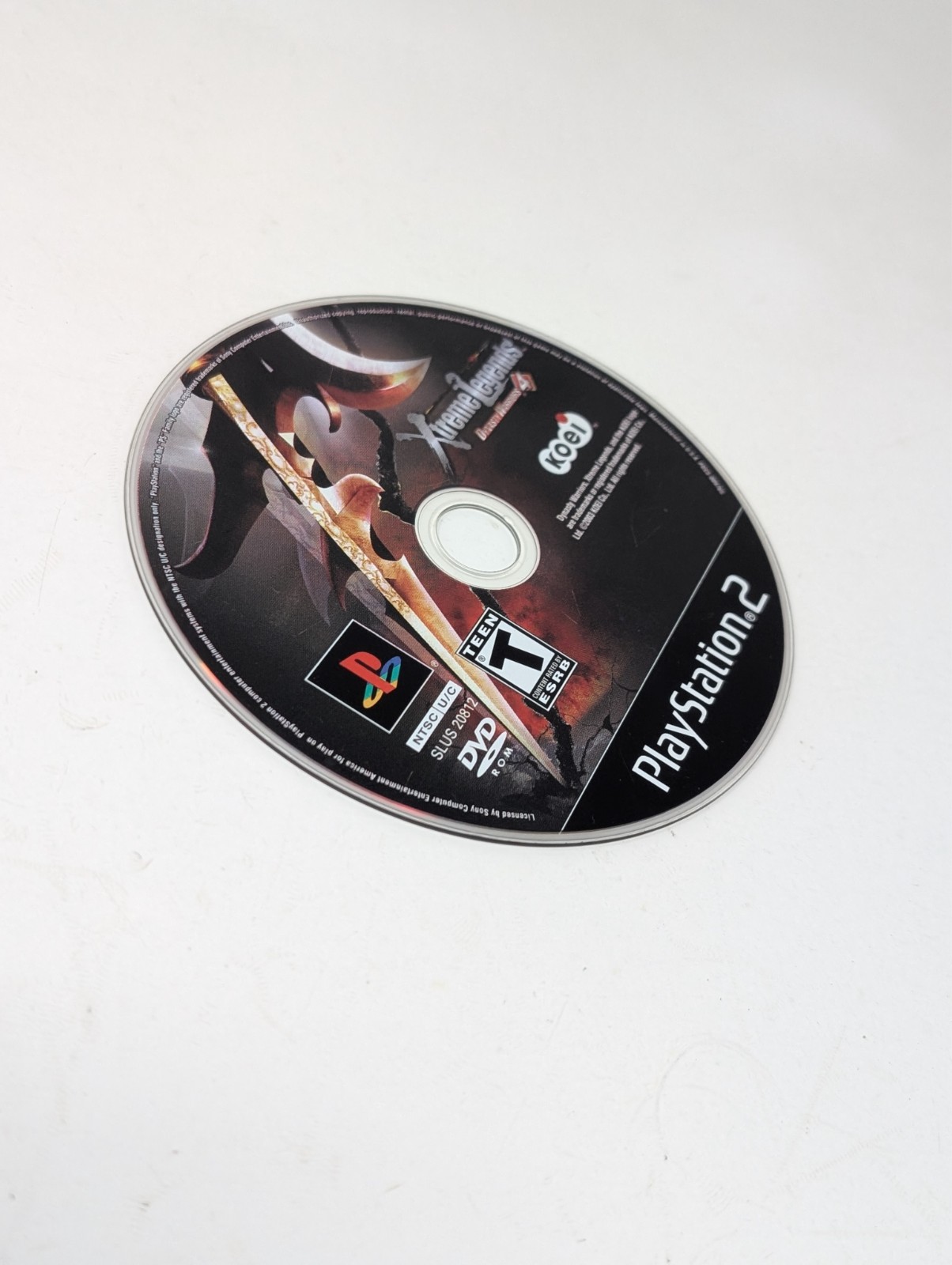 Dynasty Warriors 4: Xtreme Legends (Sony PlayStation 2, 2003) Disc Only