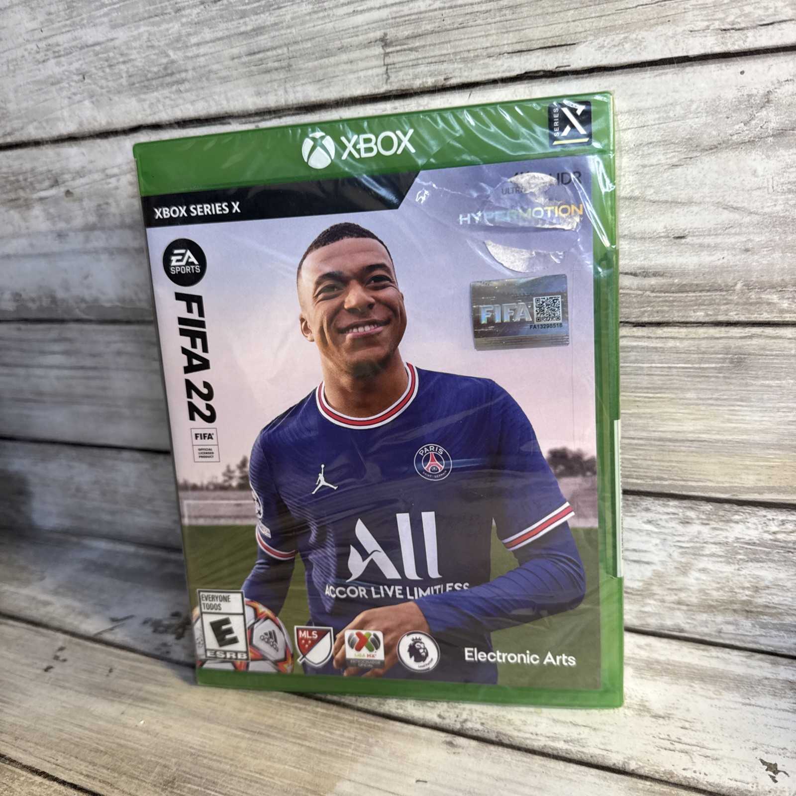 New FIFA 22 FIFA Microsoft Xbox Series X Sealed XB Soccer Video Game Torn Shrink