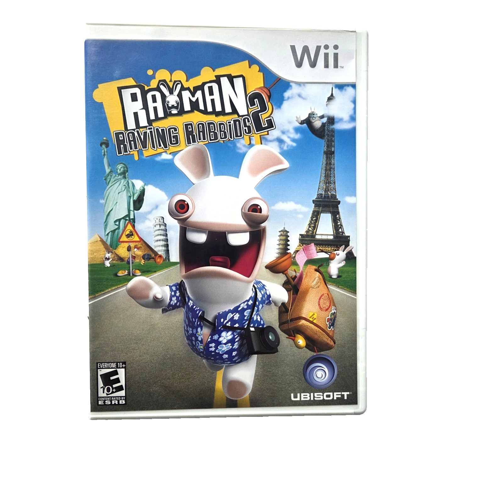 Rayman Raving Rabbids 2 (2007) Nintendo Wii CIB with Manual