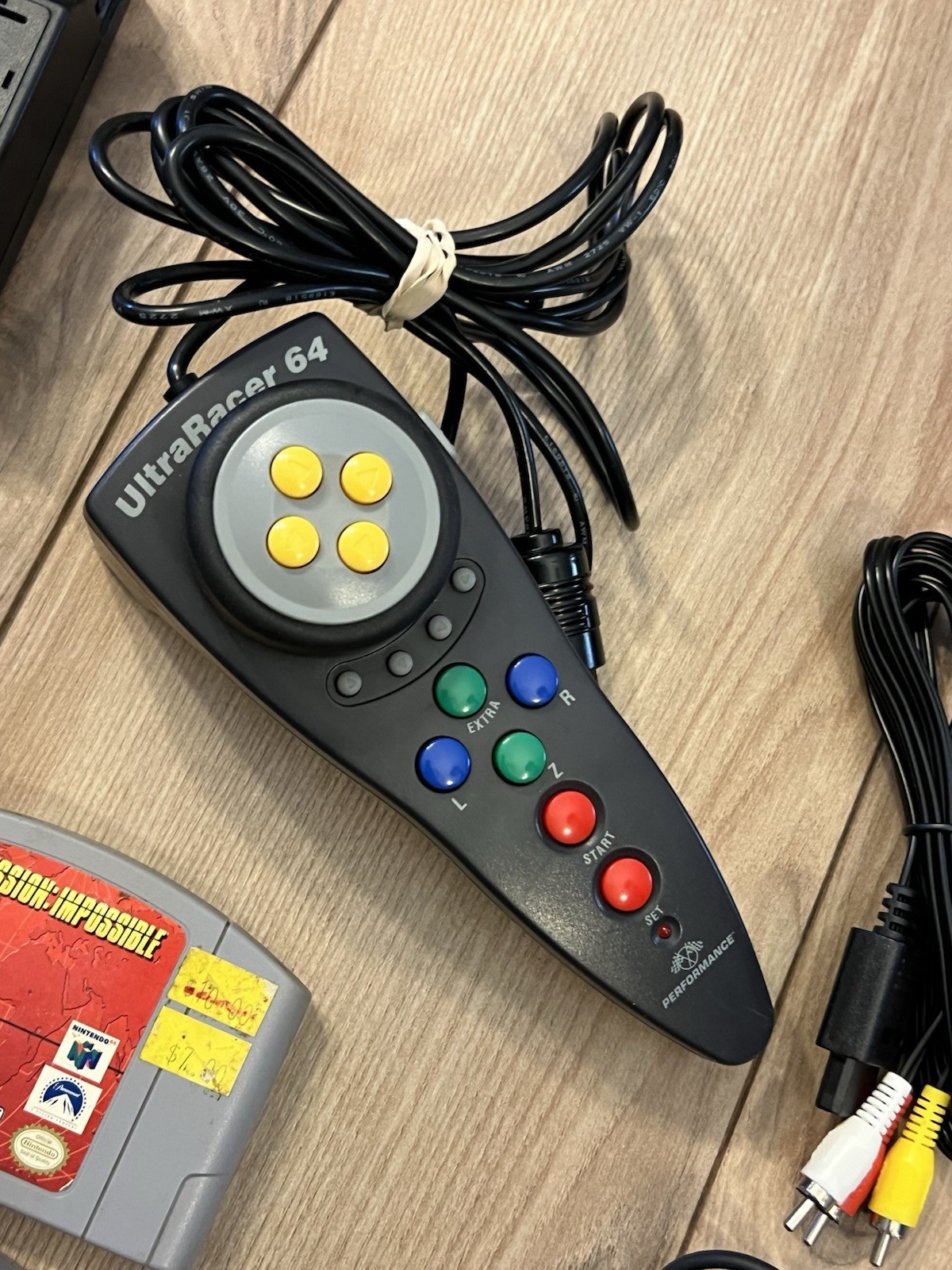Nintendo 64 N64 Console Bundle 3 Games 2 Controllers Tested Working Gray