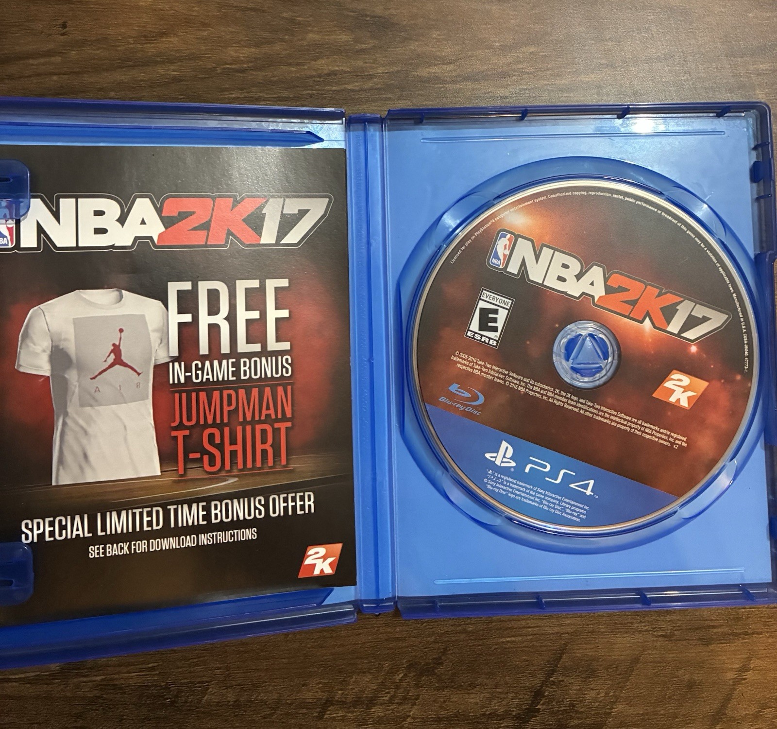 2K NBA 2K17 PS4 Basketball Sports E In-Game Bonus Content