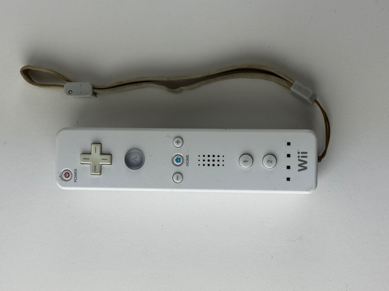 Nintendo Wii RVL-003 White Controller w/ Motion Plus Adapter & Sleeve