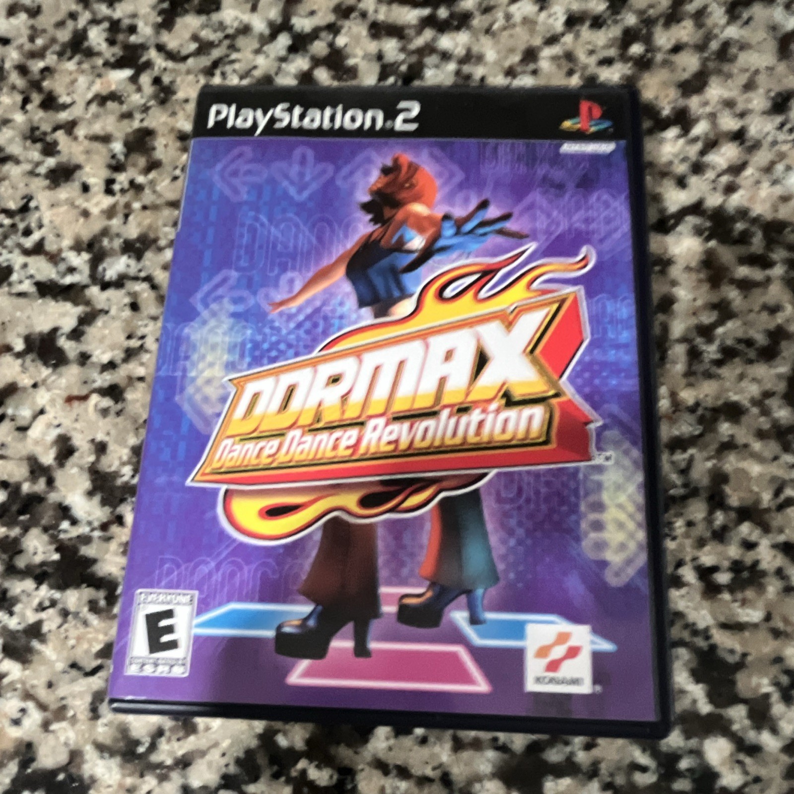 Konami DDRMAX: Dance Dance Revolution Sony PlayStation 2 PS2 (2001) w/ Manual