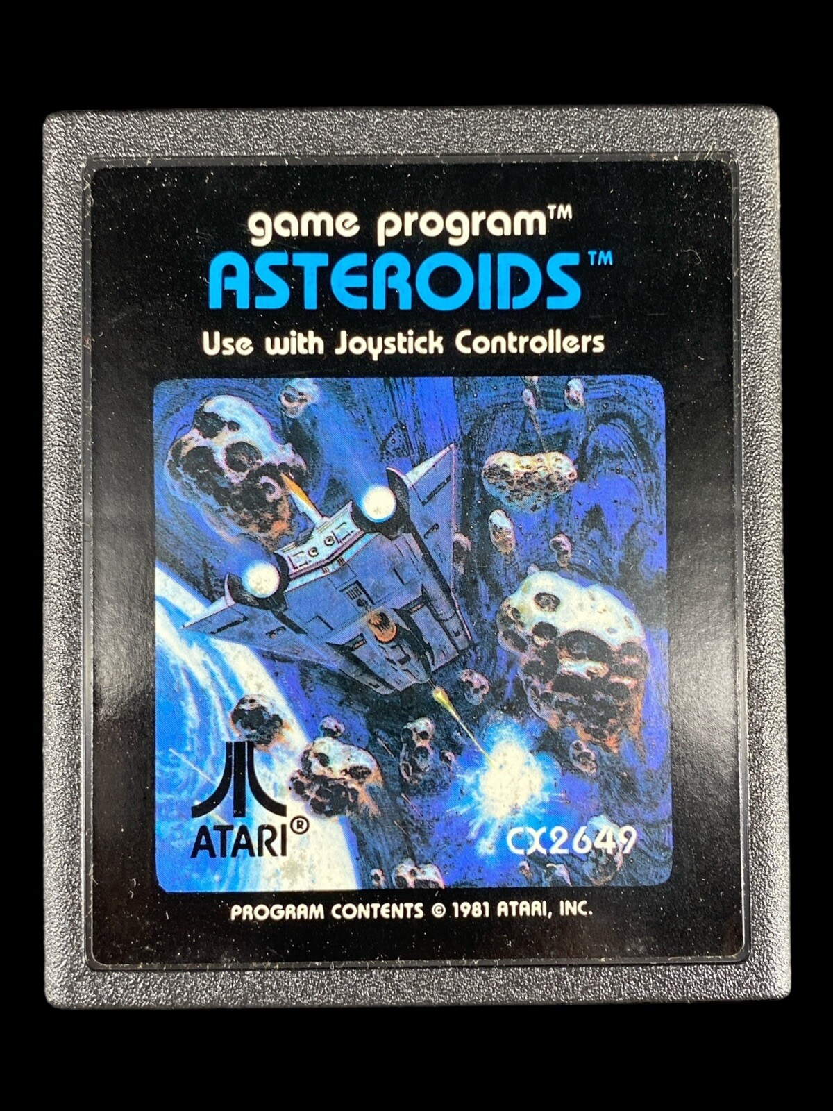 Vintage 1981 Atari Video Game Asteroids CX-2649