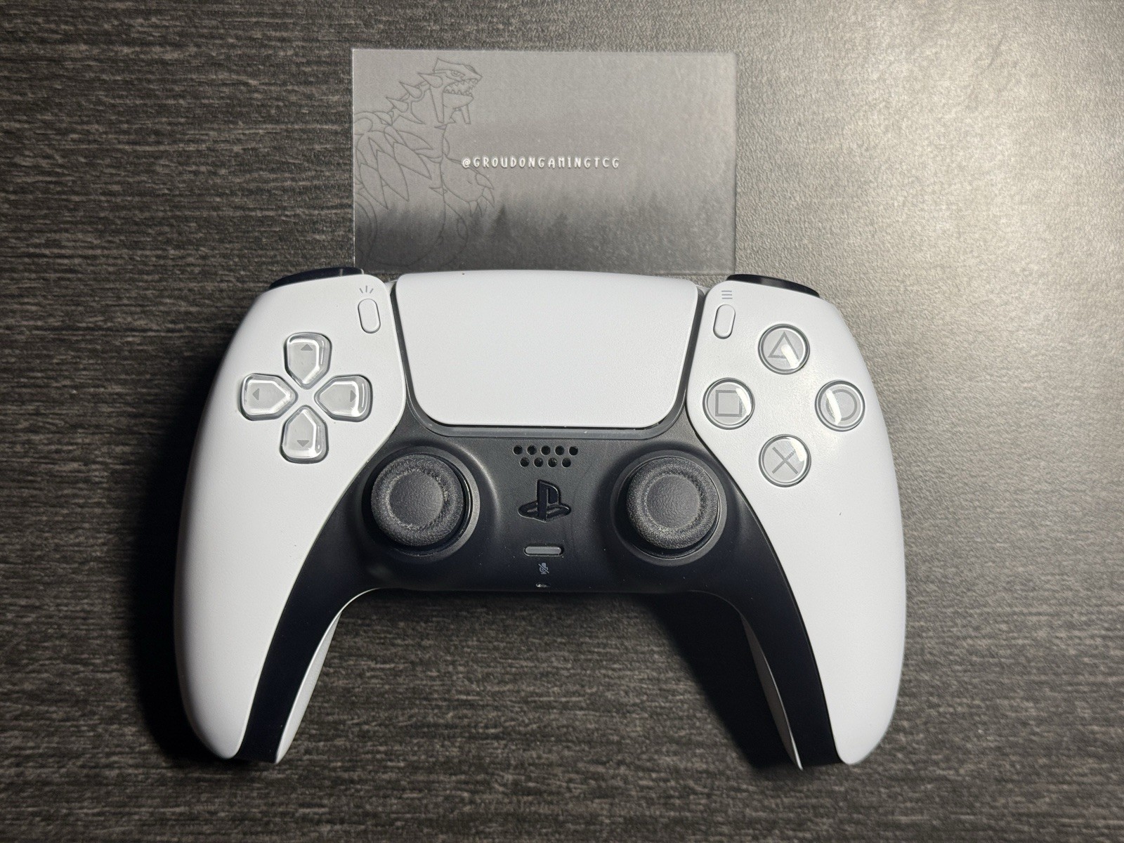 Sony PlayStation 5 PS5 DualSense Wireless Controller White CFI-ZCT1W TESTED