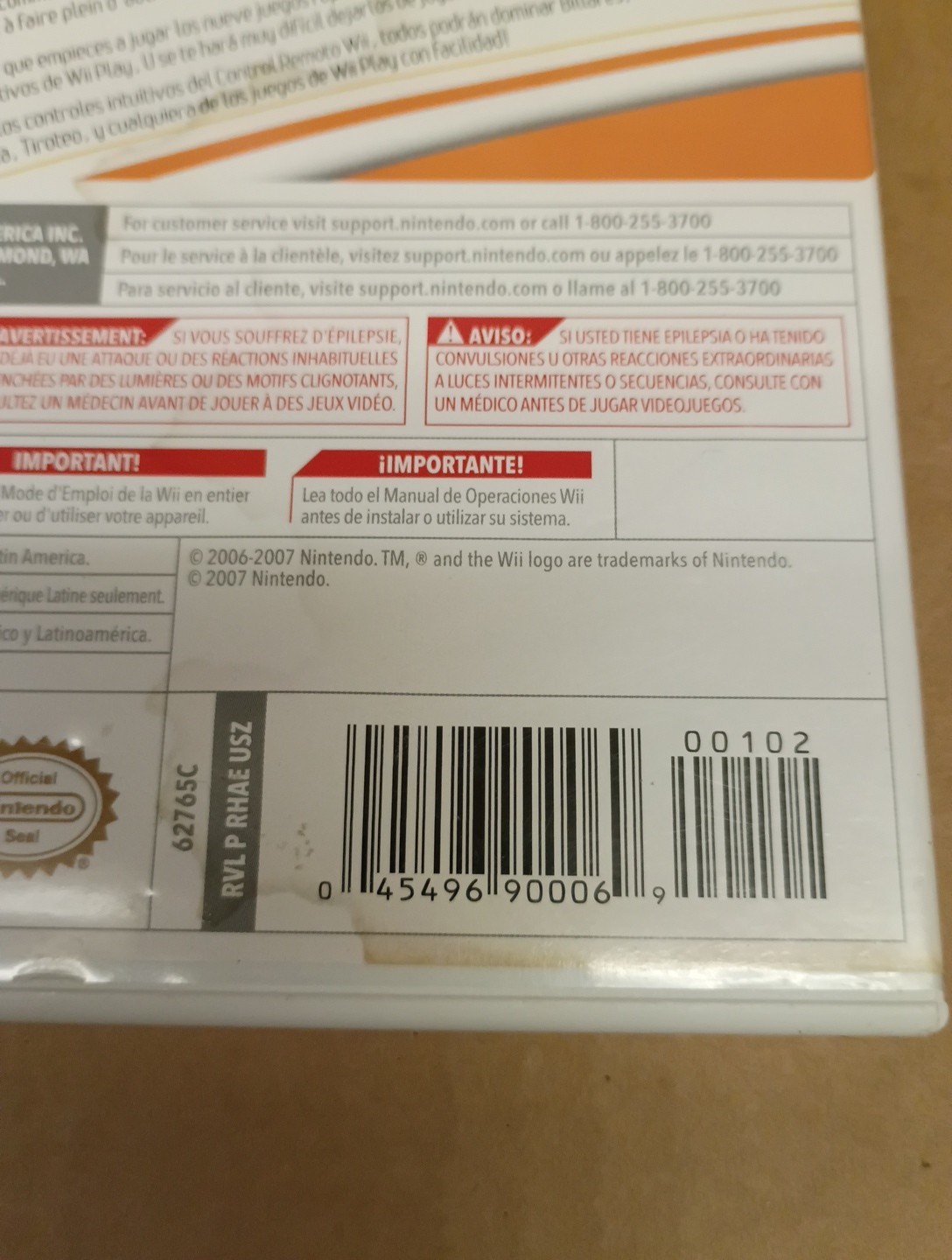 Wii Play – Complete Nintendo Wii Game w/Manual – Tested/Works