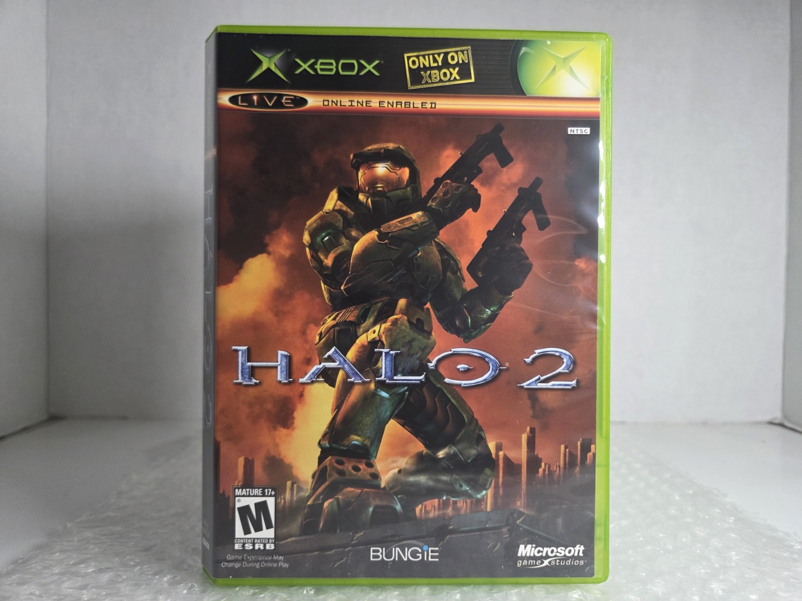 Halo 2 Microsoft Xbox Orginal Complete In Box CIB Tested Resurfaced Bungie OEM