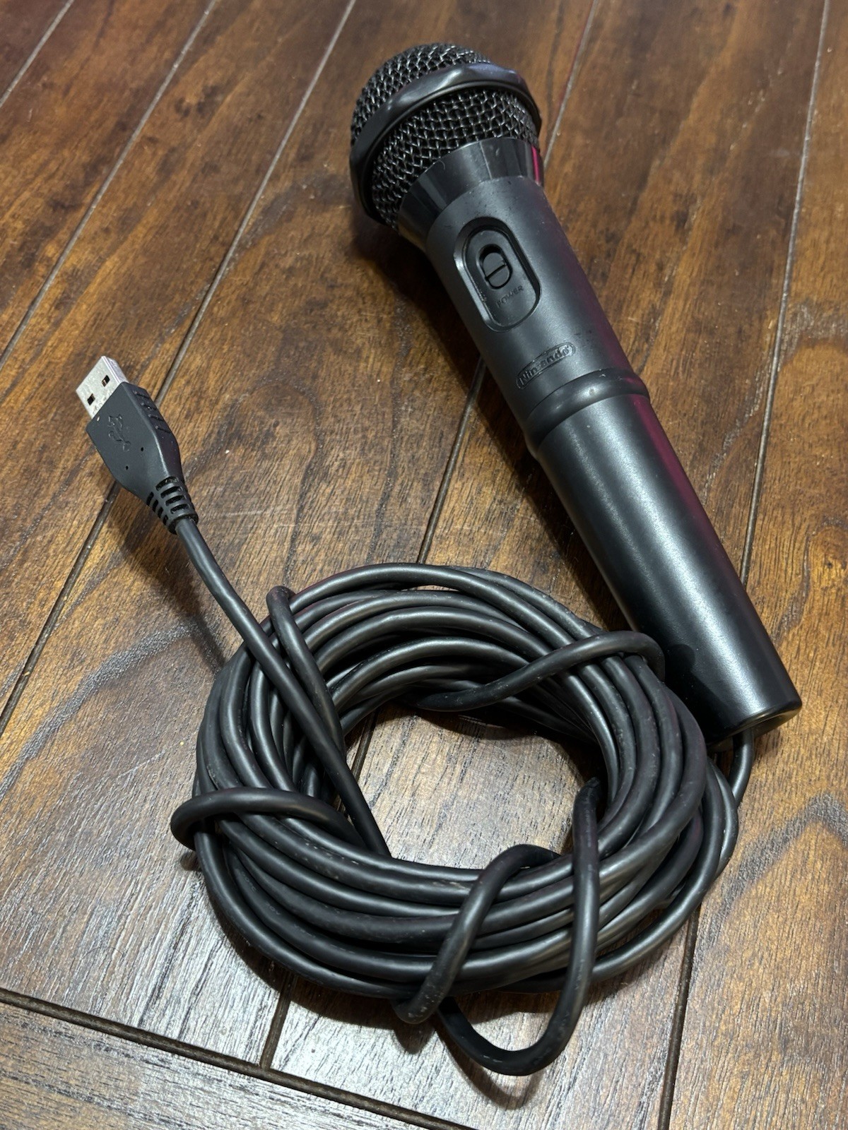 Nintendo Wii U USB Microphone WUP-021 Black Accessory for Nintendo Wii U Console