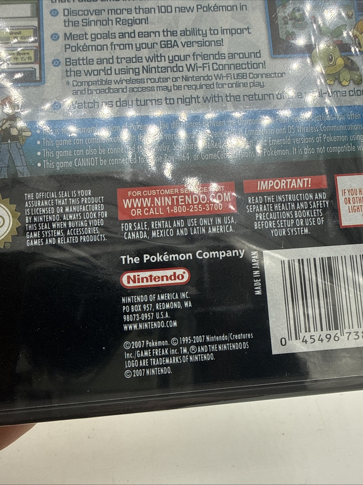 Pokémon Diamond Version Nintendo DS Brand New Factory Sealed Authentic Mint