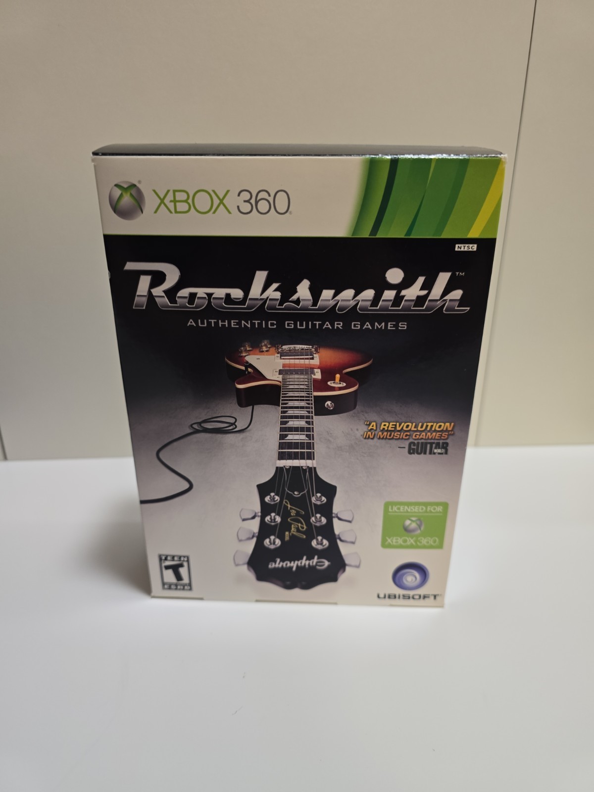 Rocksmith Xbox 360 w/ Real Tone Cable Box Manual Ubisoft