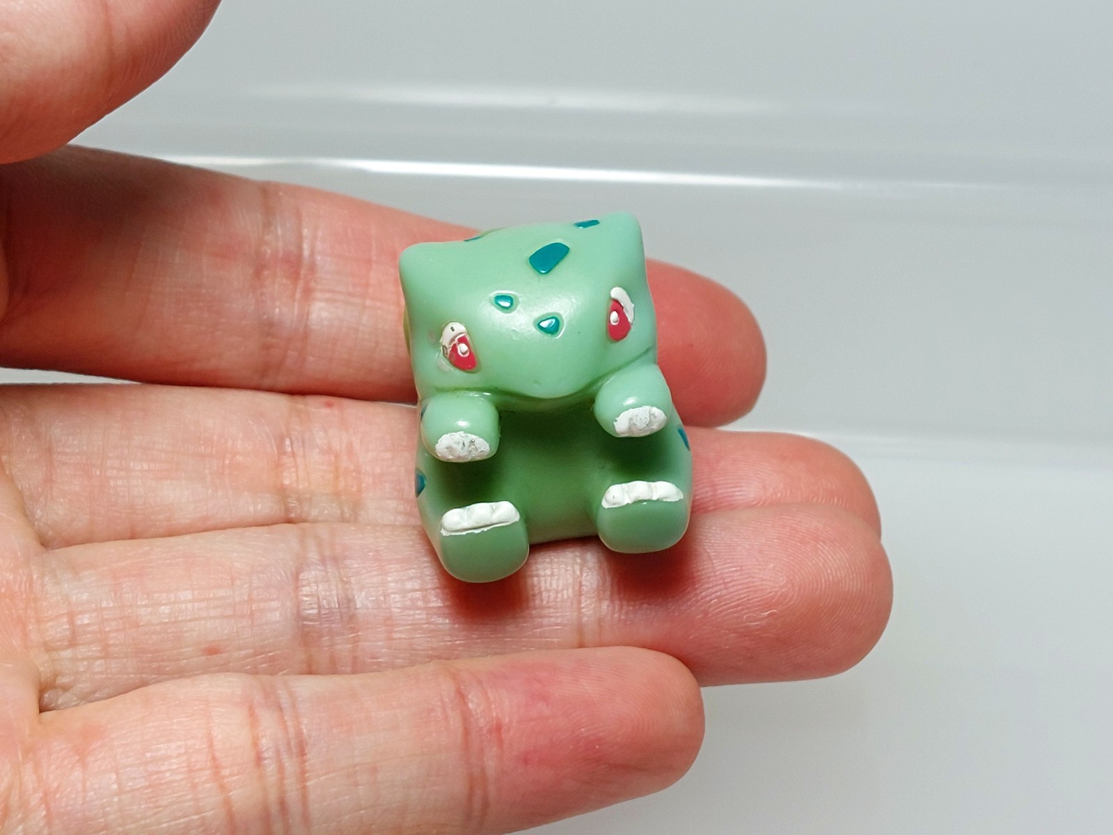 Bulbasaur Fushigidane Pokemon Miniclip Soft Vinyl Figure Banpresto T04 0.9in