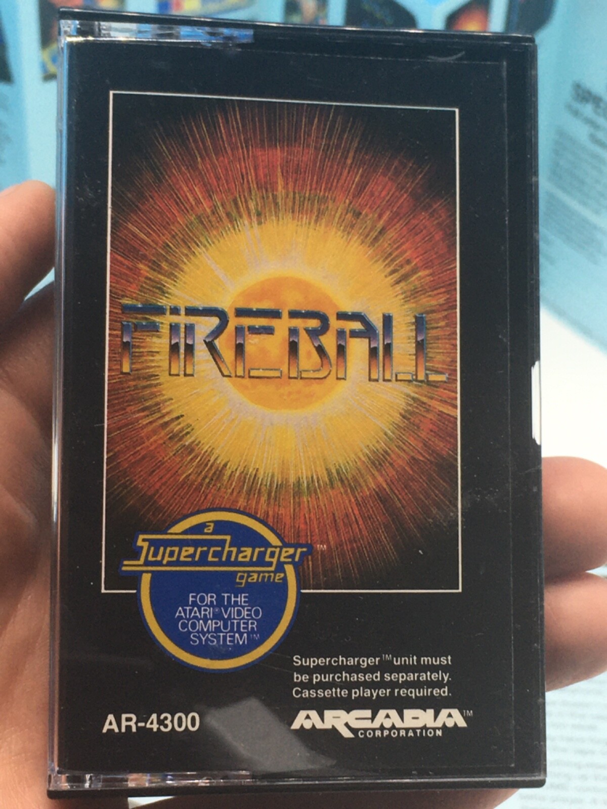 Atari Supercharger Cassette Fireball Untested