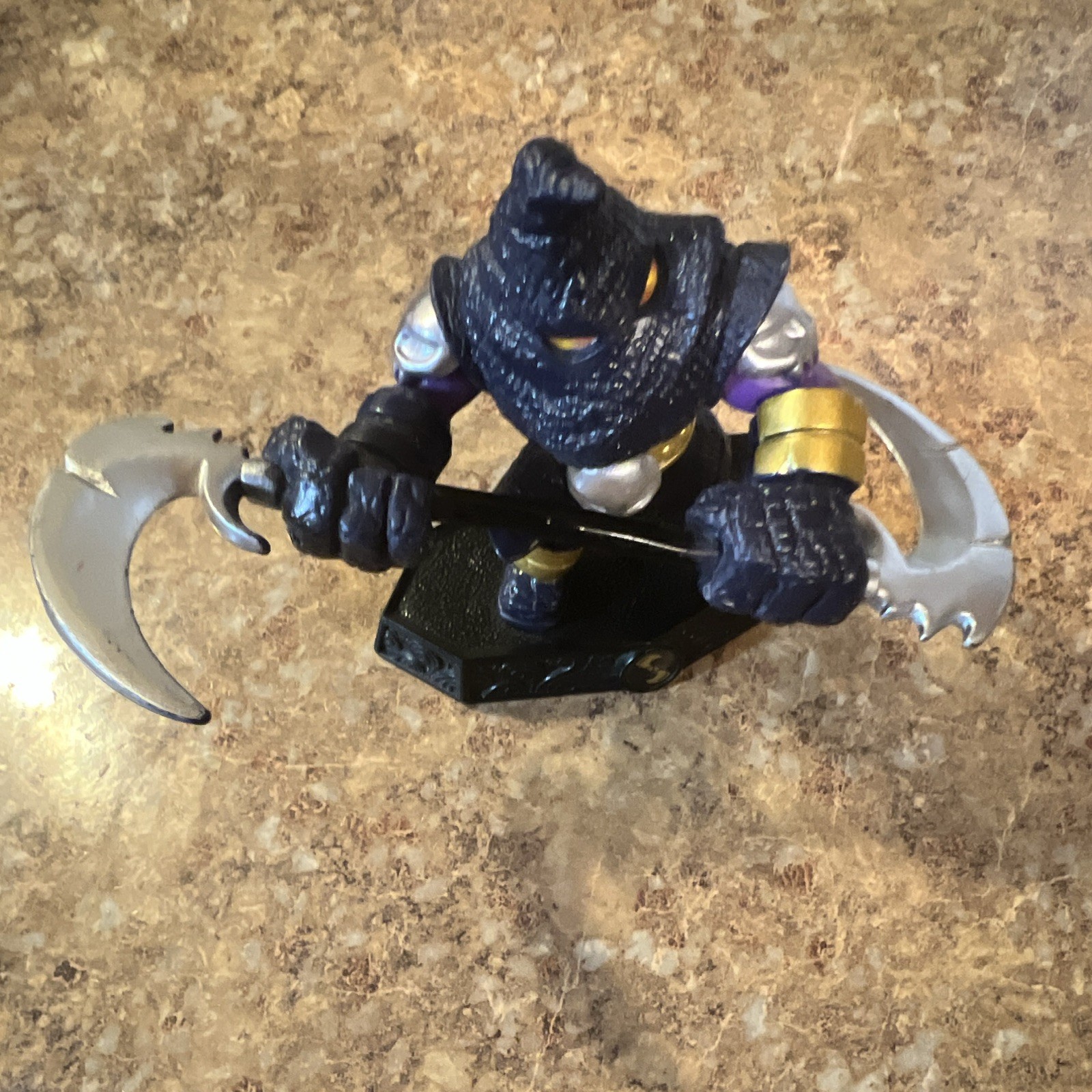 Activision Skylanders Chop Chop Character Figure on Base Black/Blue