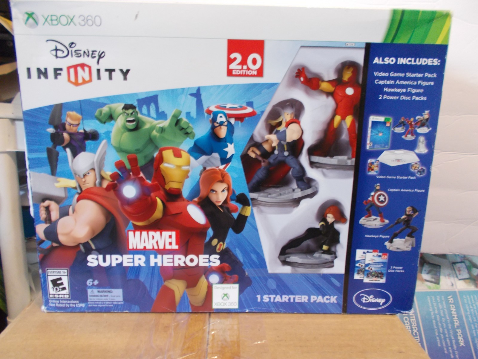 XBOX 360 Disney Infinity 2.0 Edition Marvel Super Heroes Starter Pack Sealed New