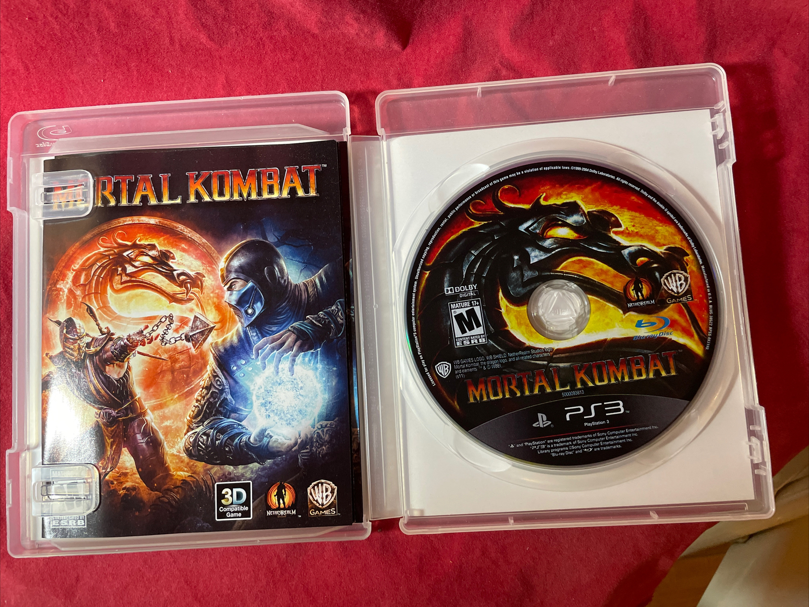 Mortal Kombat – Playstation 3 PS3, 2011, With Manual and Katalog Exc. Content