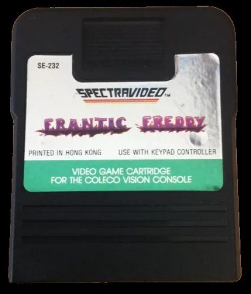 Coleco Vision Console Frantic Freddy Video Game [Cartridge Only]