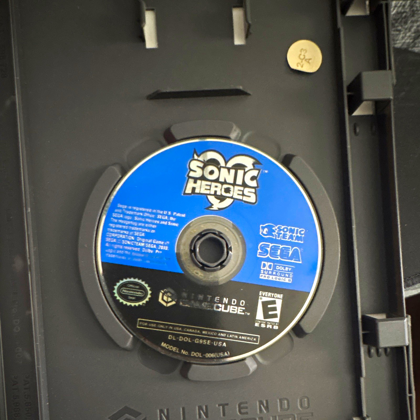 SEGA Sonic Heroes (Nintendo GameCube, 2003) w/ Case – NTSC-U/C E