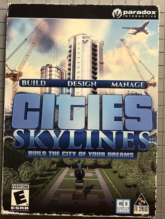 Cities: Skylines PC • Outer Sleeve • Clamshell Case • Tested Disc • 2015