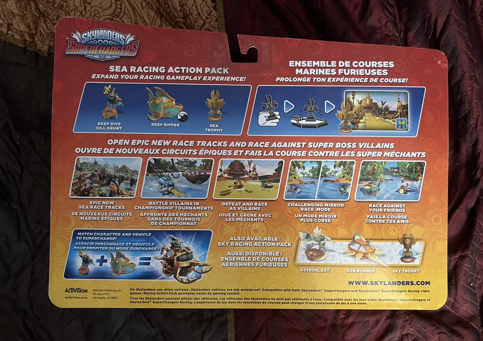 Skylanders Superchargers Sea Racing Pack Gill Grunt Sea Trophy Reef Ripper