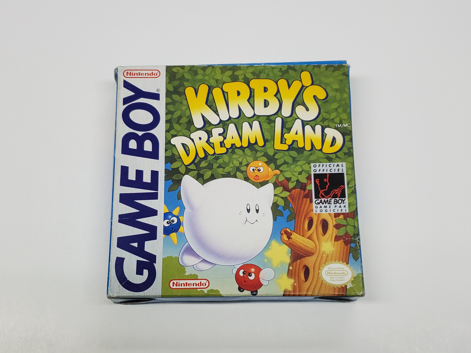 Kirby’s Dream Land Nintendo Game Boy Box & Manual *tear