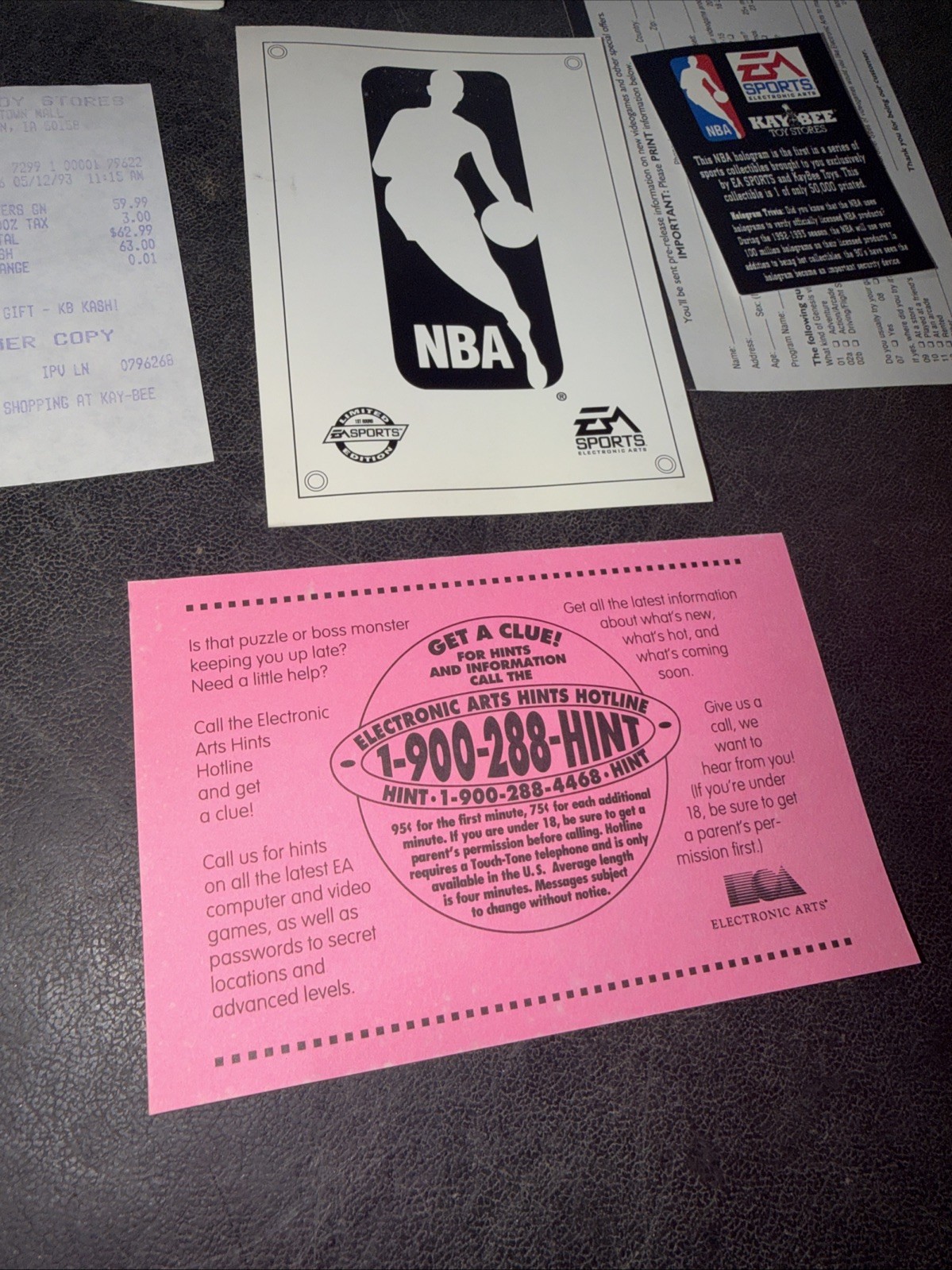 Bulls vs. Blazers and the NBA Playoffs (Sega Genesis, 1993) Includes 1 In 50,000