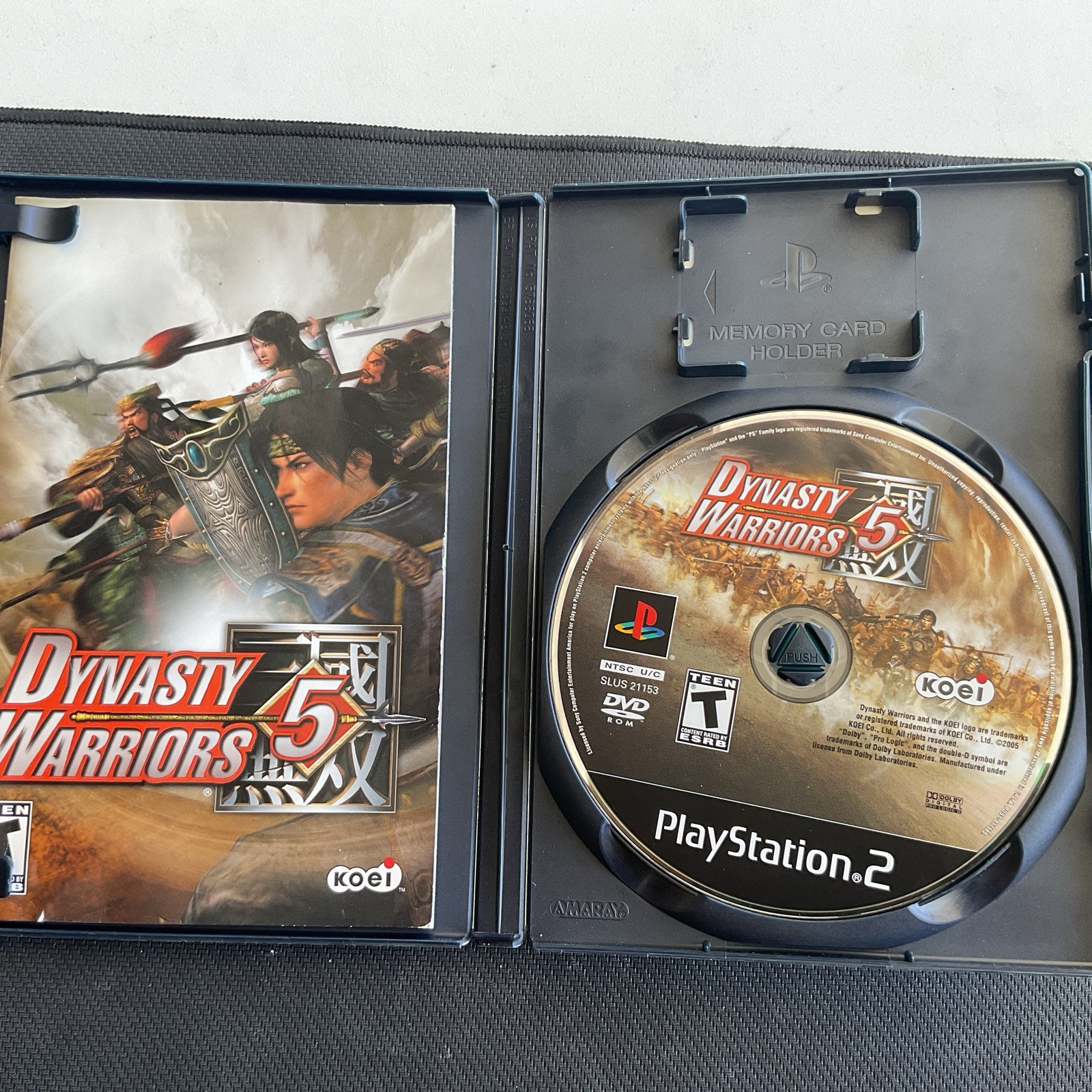 Dynasty Warriors 5 CIB Sony PlayStation 2 2005