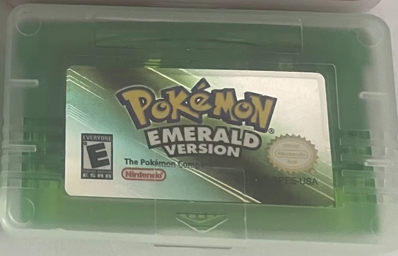 Pokemon Emerald, LeafGreen, Ruby, Sapphire, FireRed GBA Cartridges+Case(TESTED)
